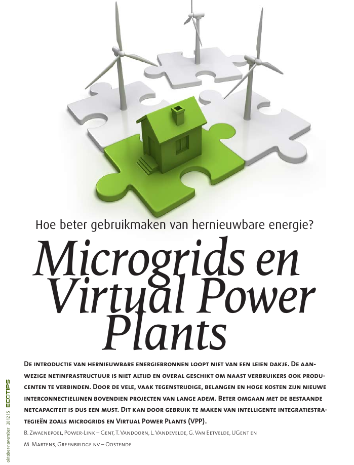 Microgrids en Virtual Power Plants — Hoe beter gebruik maken van hernieuwbare energie