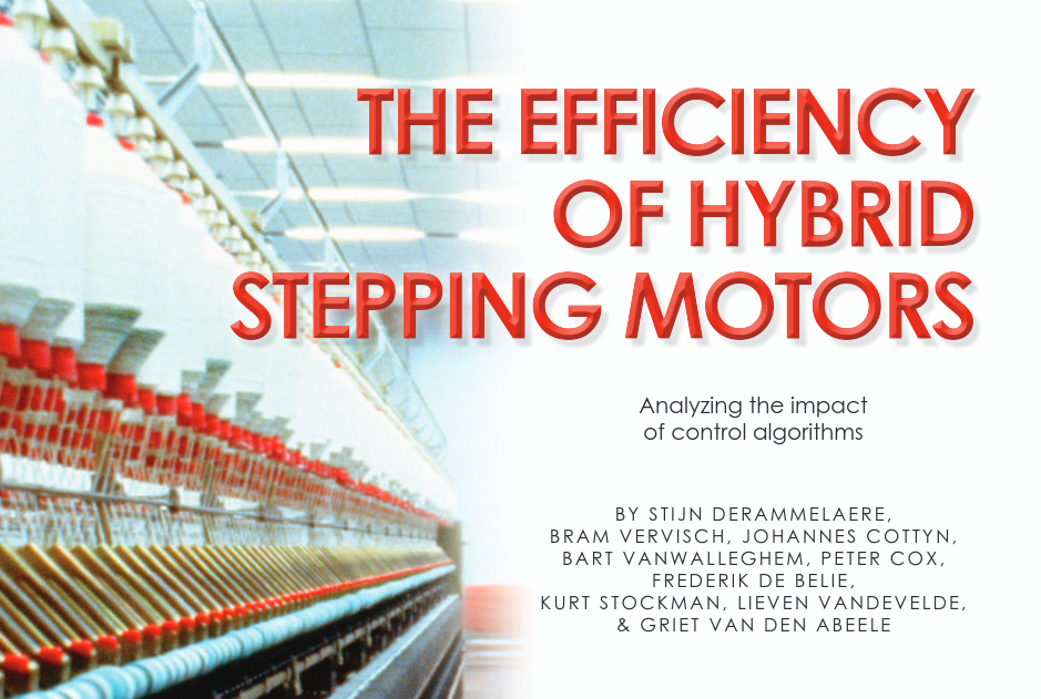 The Efficiency of Hybrid Stepping Motors: Analyzing the Impact of Control Algorithms