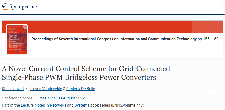 A Novel Current Control Scheme for Grid Connected Single Phase PWM Bridgeless Power Converters